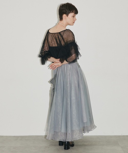 「LA BELLE ETUDE」 スカート 1 ホワイト レディース_画像7