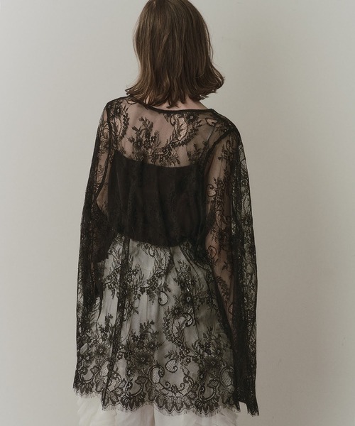 LA BELLE ETUDE（ラベルエチュード） ブラウス シャツ 2WAY総レースV