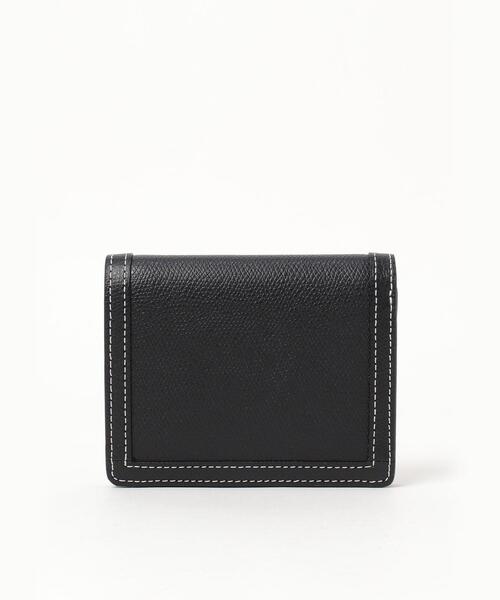 未使用　agnes b. アニエスベー レザー二つ折り財布　ブラック　黒 agnes b.（アニエスベー） 財布 FREE ブラック レディース : ZOZOTOWN