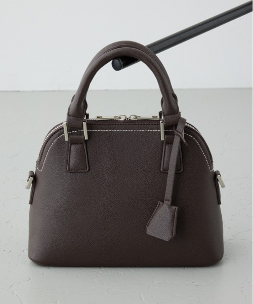 ブラックレザー ハンドバッグ ダブルジッパー AZUL BY MOUSSY | ダブルジッパーハンドバッグ (すべて ) |SHEL'TTER