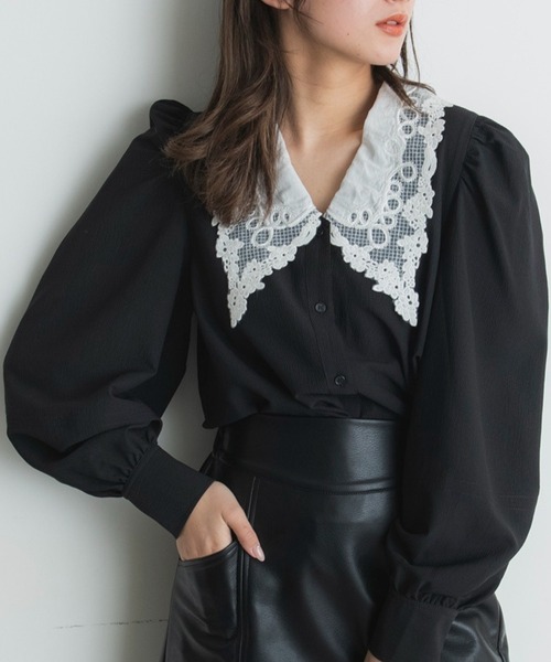 「FREE'S MART」 長袖シャツ FREE ブラック レディース_画像9