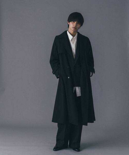 Lui's（ルイス） トレンチコート M ブラック メンズ : ZOZOTOWN Yahoo