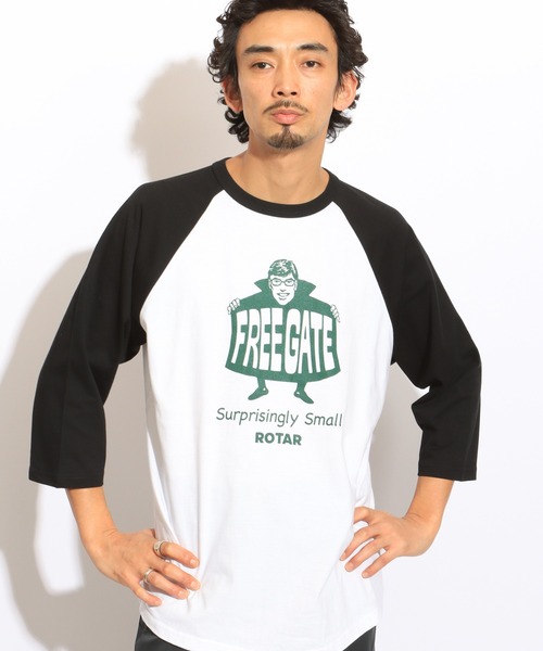 ROTAR（ローター） tシャツ FREE GATE raglan 7s Tee メンズ