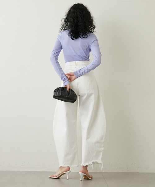 Whim Gazette（ウィム ガゼット） 長袖カットソー FREE パープル