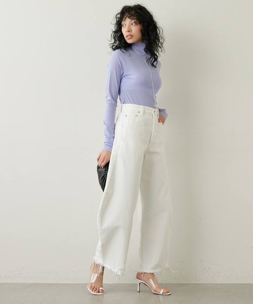 Whim Gazette（ウィム ガゼット） 長袖カットソー FREE パープル