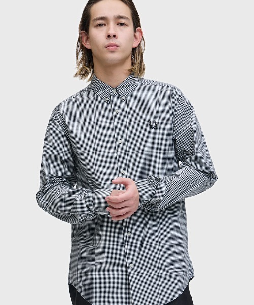 FRED PERRY（フレッドペリー） シャツ Micro Gingham Shirt／マイクロ