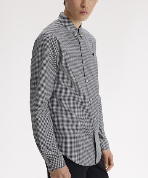 FRED PERRY（フレッドペリー） シャツ Micro Gingham Shirt／マイクロ