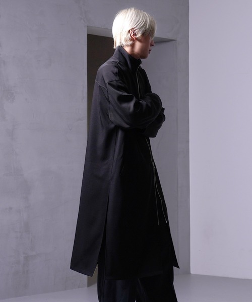 「G.O.C」 ステンカラーコート LARGE ブラック メンズ_画像5