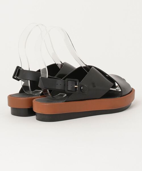 「melissa」 フラットサンダル 23cm ブラック レディース_画像3