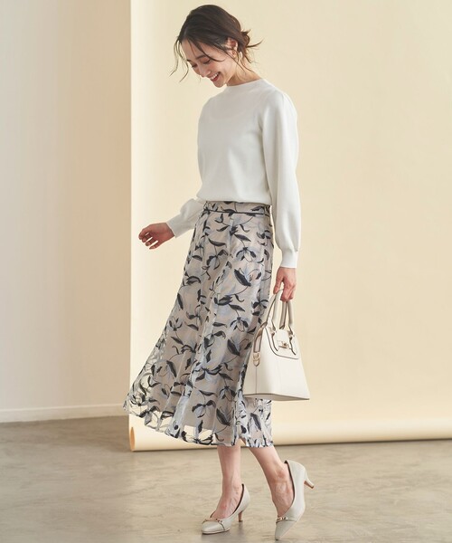 「ANY SIS」 スカート 4 グレー レディース_画像3