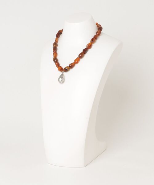 「Nothing And Others」 ネックレス FREE ブラウン レディース_画像2