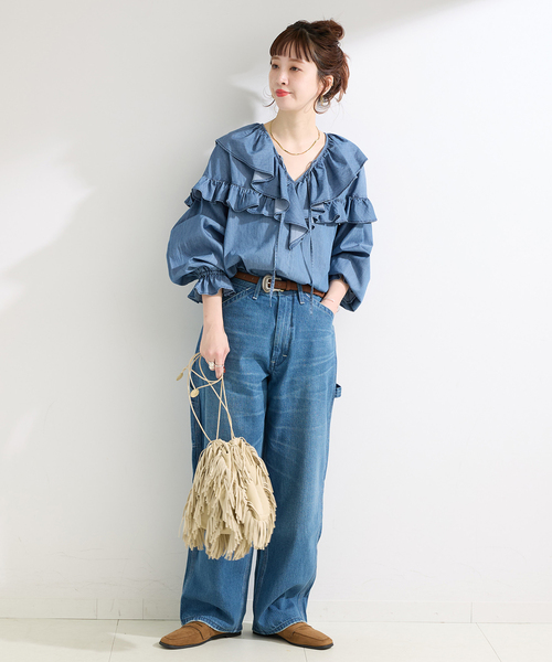 B.C STOCK（ベーセーストック） ブラウス シャツ ウォッシャブル / 3.8