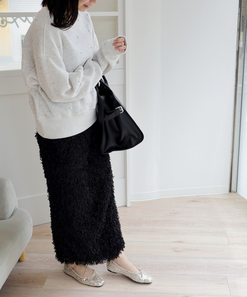 「SESTO」 フラットパンプス 22.5cm シルバー レディース_画像4