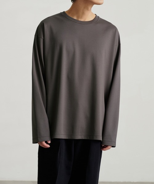 「PUBLIC TOKYO」 長袖Tシャツ 1 ホワイト メンズ_画像4