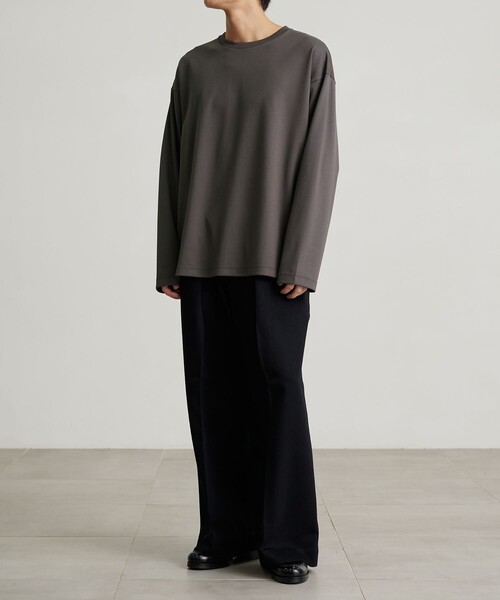 「PUBLIC TOKYO」 長袖Tシャツ 1 ホワイト メンズ_画像8