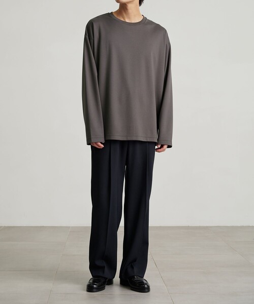 「PUBLIC TOKYO」 長袖Tシャツ 1 ホワイト メンズ_画像9