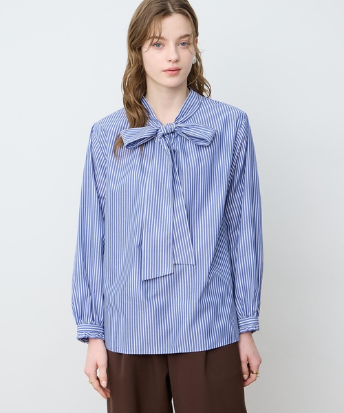 極美品♡ルネ♡ストライプブラウス LE SOUK HOLIDAY（ルスークホリデー） ブラウス シャツ ストライプ