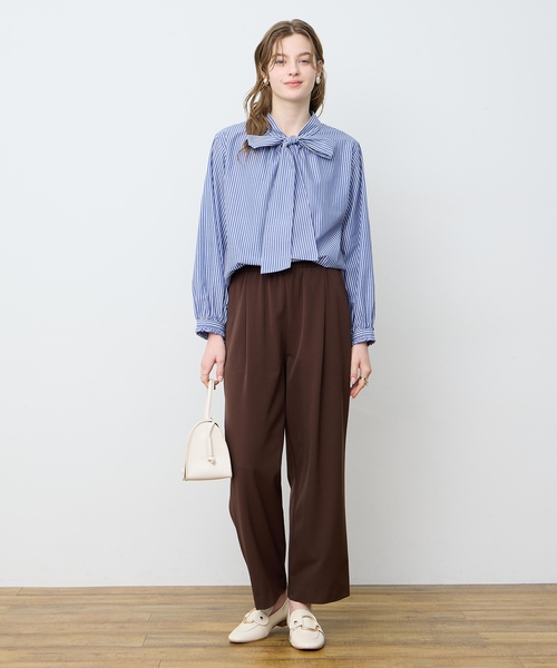 ボウタイブラウス ストライプのおすすめ人気商品一覧 通販 - Yahoo