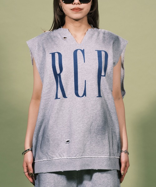 「RePRODUCTION LABEL」 スウェットカットソー FREE グレー レディース_画像3