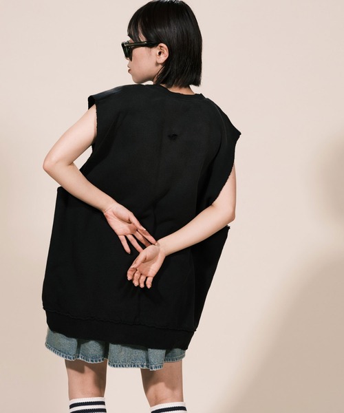 「RePRODUCTION LABEL」 スウェットカットソー FREE グレー レディース_画像7