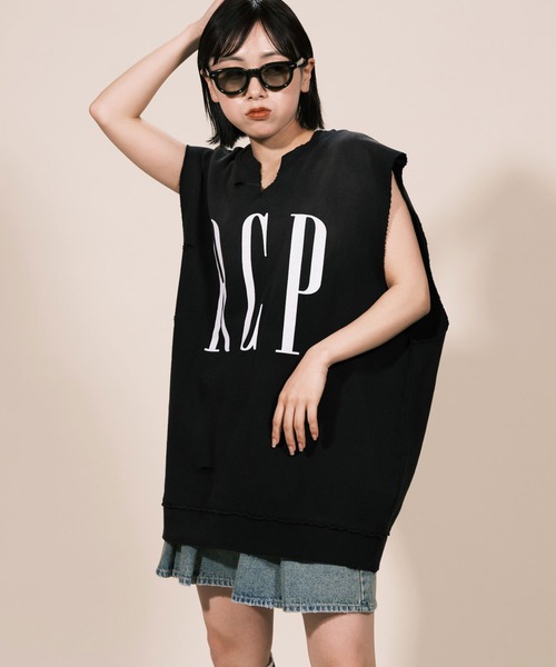 「RePRODUCTION LABEL」 スウェットカットソー FREE グレー レディース_画像9