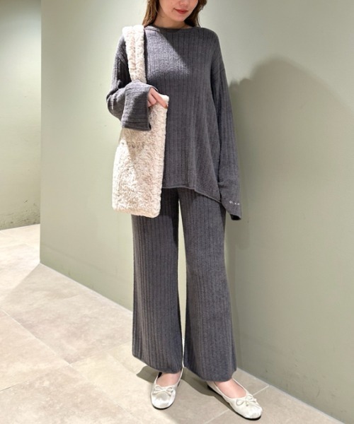 gelato pique（ジェラートピケ） 長袖ニット ONE SIZE ホワイト