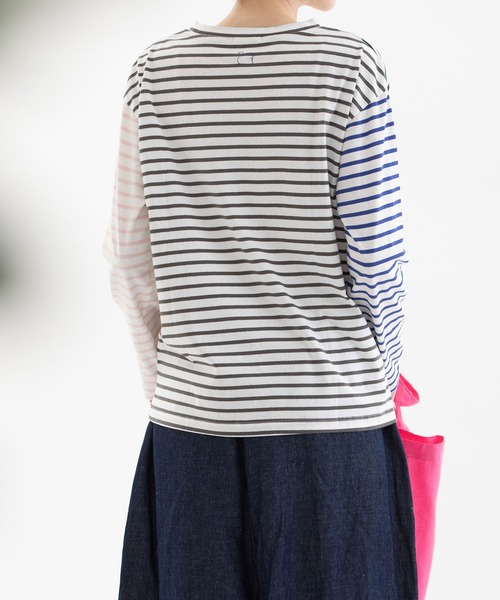 「nop de nod」 長袖カットソー 3 ダークグリーン レディースの画像2