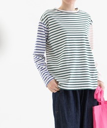 「nop de nod」 長袖カットソー 3 ダークグリーン レディースの画像5