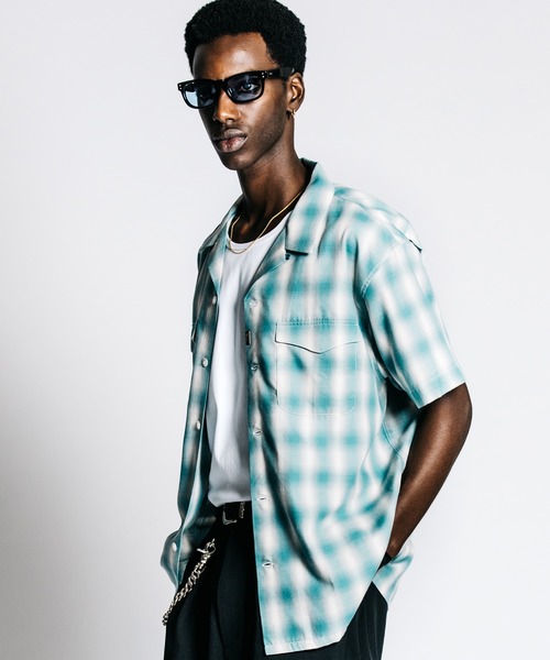 CRIMIE（クライミー） シャツ SUMMER OMBRE CHECK SHIRT メンズ