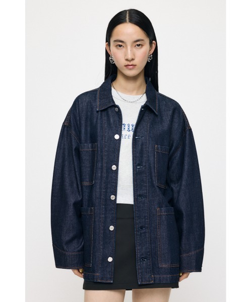 MOUSSY（マウジー） デニムジャケット gジャン 「26年SS新作」TENCEL