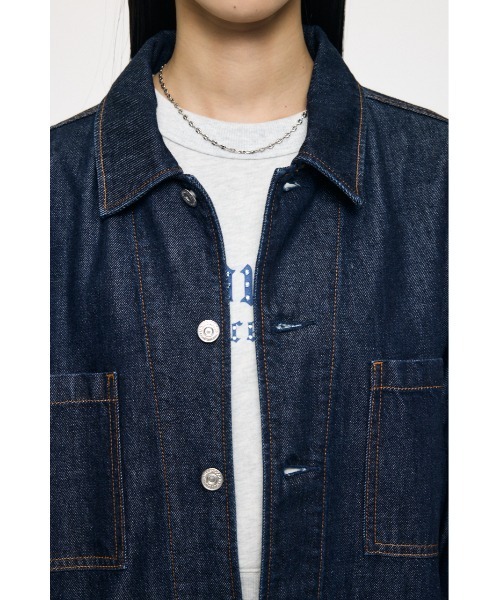 MOUSSY（マウジー） デニムジャケット gジャン 「26年SS新作」TENCEL