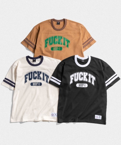 「HUF」 半袖Tシャツ X-LARGE アイボリー メンズ_画像2