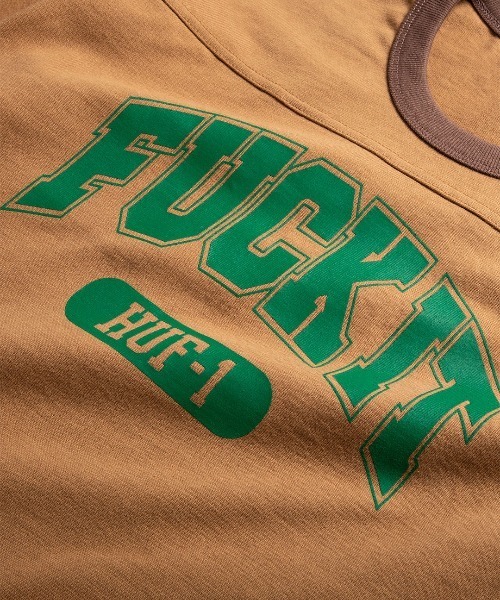 「HUF」 半袖Tシャツ X-LARGE アイボリー メンズ_画像4