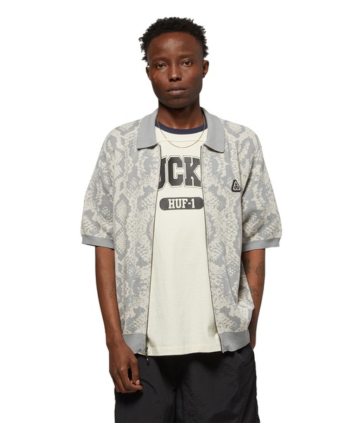 「HUF」 半袖Tシャツ X-LARGE アイボリー メンズ_画像9