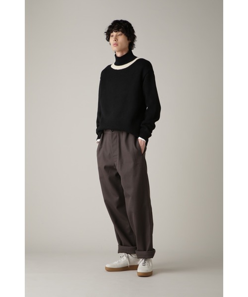 「MHL.」 長袖ニット LARGE ブラック メンズ_1