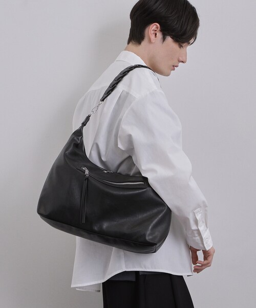 KETO レザーバッグ　ショルダー　ブラック　黒 CALEE - STUDS LEATHER SHOULDER BAG ＜LARGE＞ (BLACK) / スタッズ