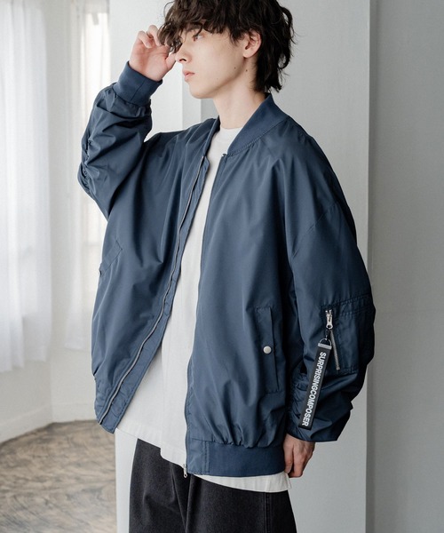 「Rocky Monroe」 ブルゾン L ネイビー メンズ_画像4