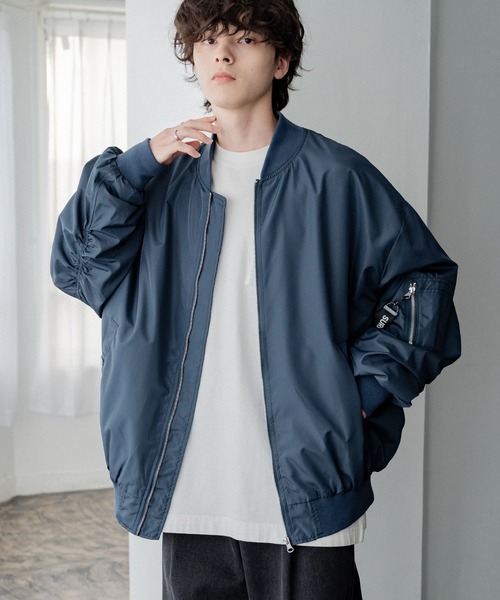 「Rocky Monroe」 ブルゾン L ネイビー メンズ_画像5
