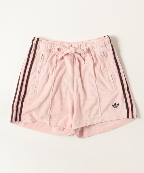 Fur Belted Distressed Wide Shorts ショーツ adidas（アディダス） ハーフパンツ ワイドパンツ パンツ 短パン