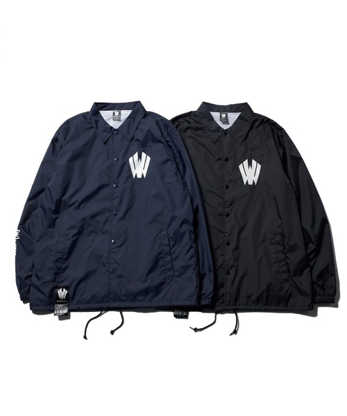 「VIRGOwearworks」 コーチジャケット MEDIUM ネイビー メンズの画像