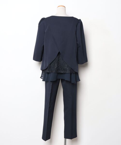 「La-gemme」 セットアップ M ネイビー レディース_画像2