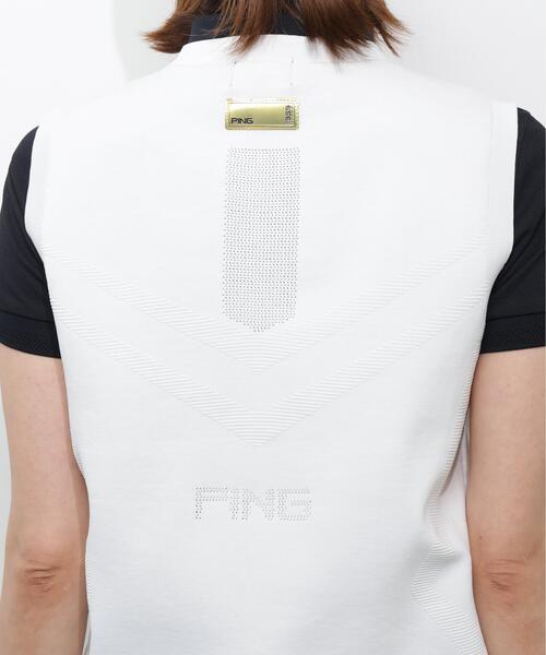 PING（ピン） ベスト ジレ 「PING APPAREL」ニットベスト 「GOLD