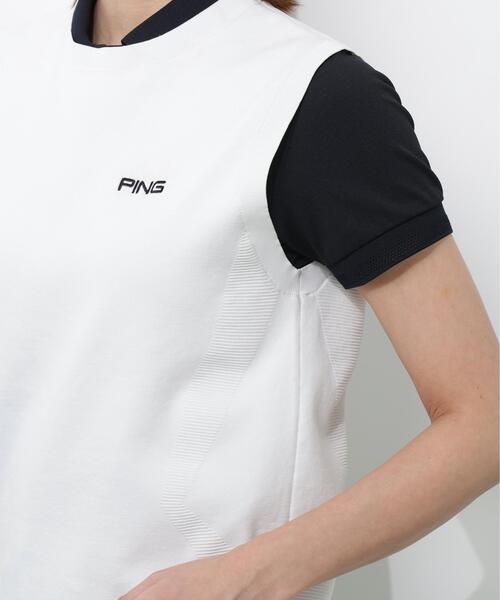 PING（ピン） ベスト ジレ 「PING APPAREL」ニットベスト 「GOLD