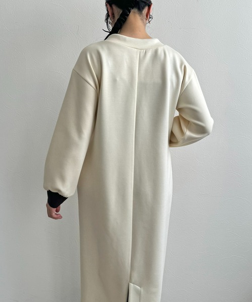 「LHELBIE」 長袖ワンピース M ブラック レディース_画像6