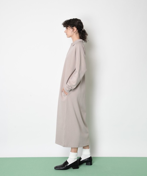 「SUPERTHANKS」 長袖ワンピース M ホワイト レディース_画像3