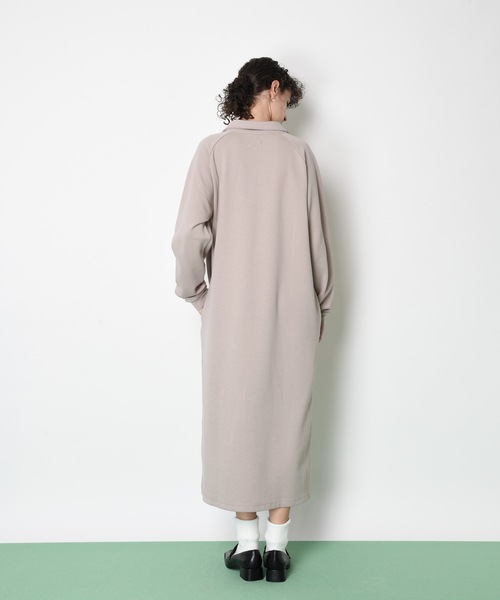 「SUPERTHANKS」 長袖ワンピース M ホワイト レディース_画像4