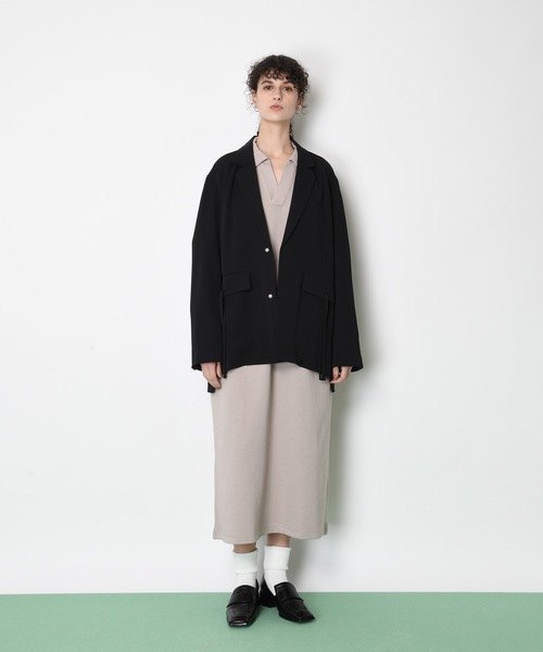 「SUPERTHANKS」 長袖ワンピース M ホワイト レディース_画像5