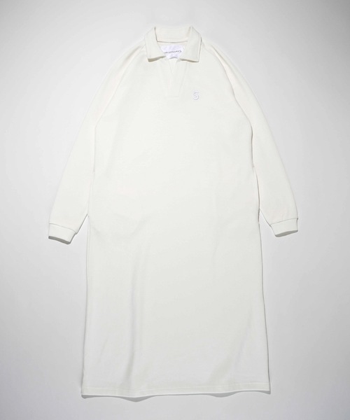 「SUPERTHANKS」 長袖ワンピース M ホワイト レディース_画像9