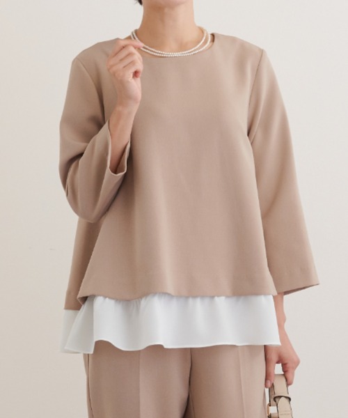 「DRESS LAB」 セットアップ M ネイビー レディース_画像2