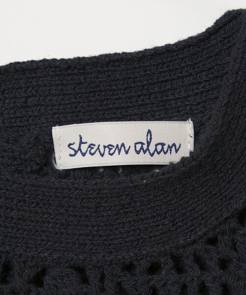 ニット セーター 「Steven Alan」ハンド ニット ショートスリーブ プルオーバー レディースの画像